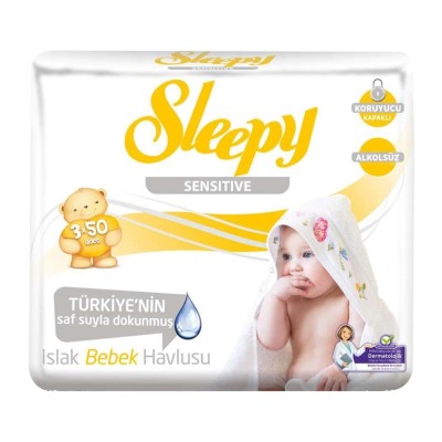 Sensitive Bebek Islak Mendil 3x50 Adet