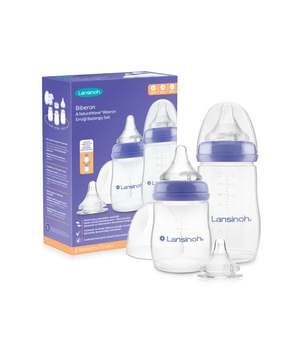 Başlangıç Biberon Seti (160 ml, 240 ml PP biberonlar ve ektra hızlı akışlı emzik)