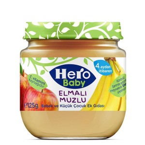 Elmalı Muzlu Kavanoz Mama 125 gr
